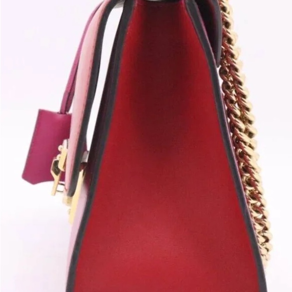Gucci Padlock Authentic Pink and Red Shoulder/ Crossbody Bag - Picture 3 of 8